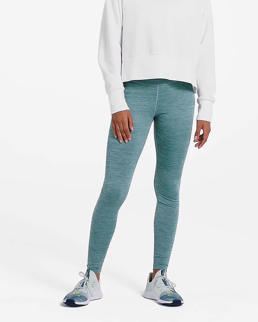 green leggings nike