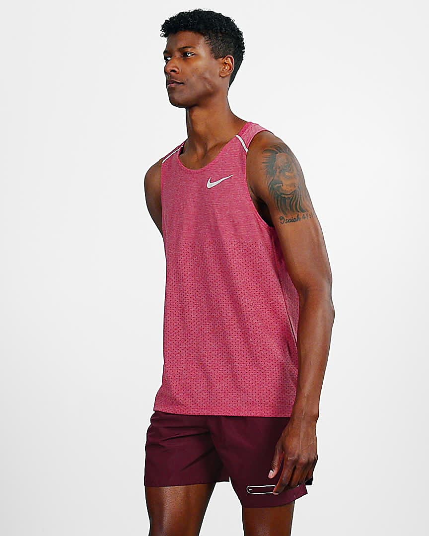 Nike Men's Rise 365 Tank Top, Breathable, Sleeveless