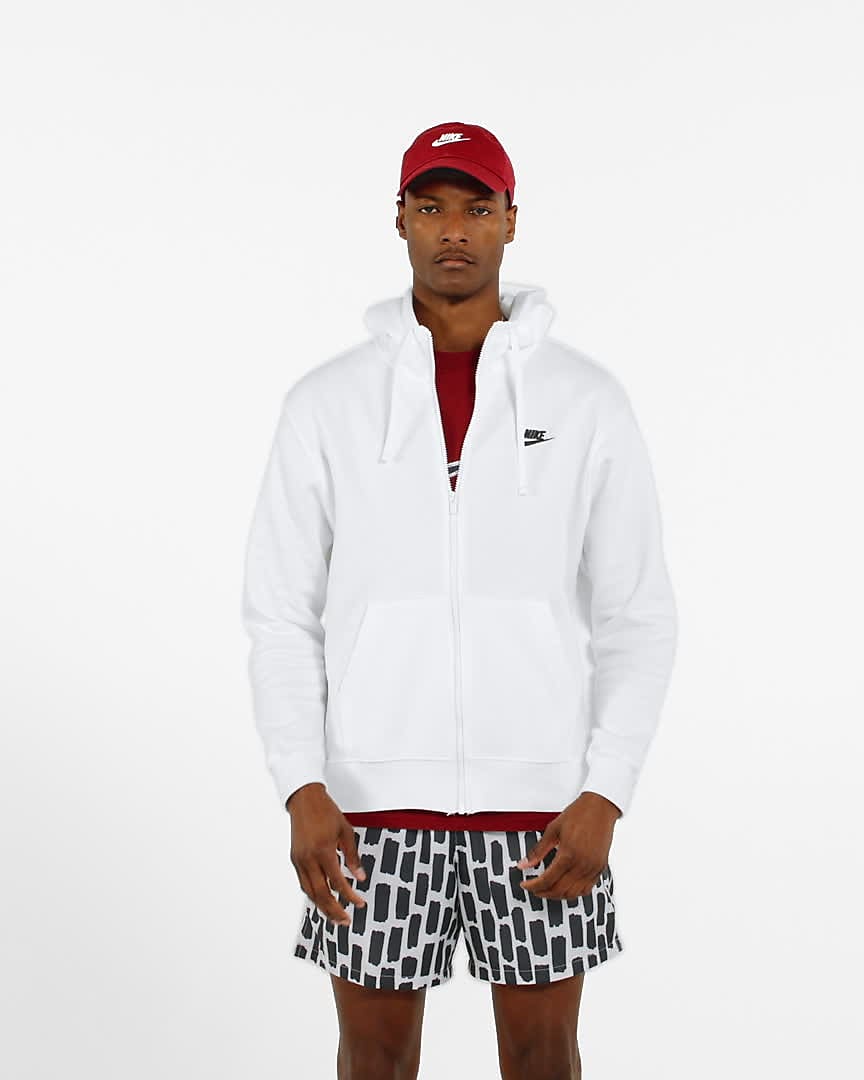  Nike Men's Sportswear Club Full Zip-Up Hoodie : Clothing, Shoes  & Jewelry