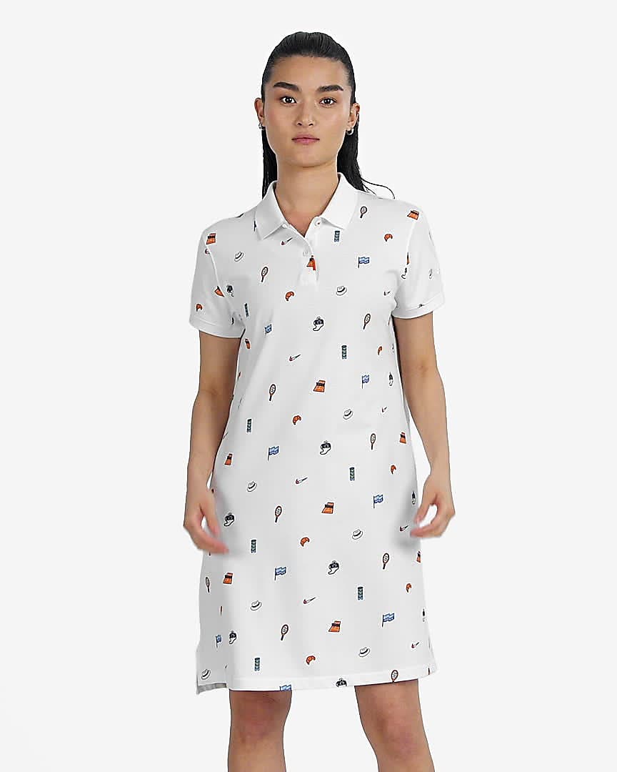 nike dress white