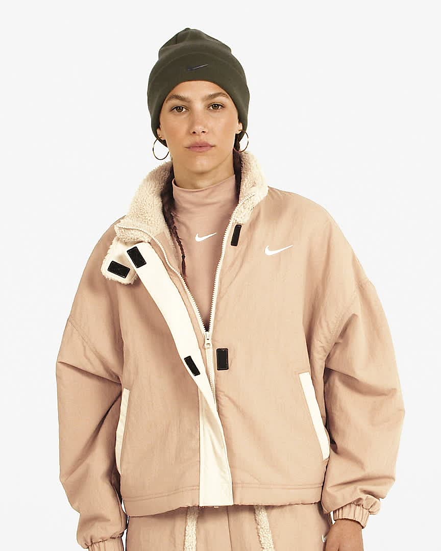 Nike Sportswear Essential Woven Fleece-Lined Jacket. Nike.com