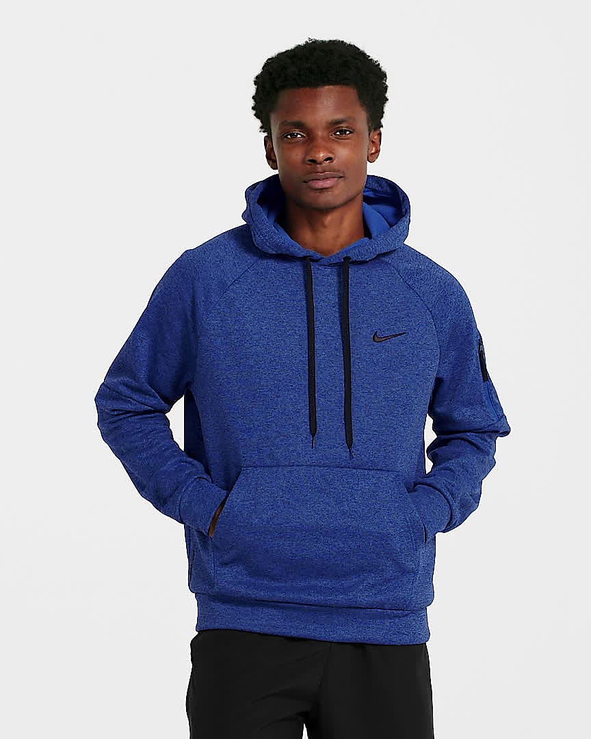 Nike Therma-FIT Men's Pullover Fitness Hoodie - 50% Recycled Polyester