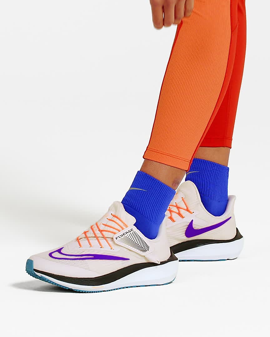 Nike Pegasus FlyEase Women's Easy On/Off Road Running Shoes. Nike SK