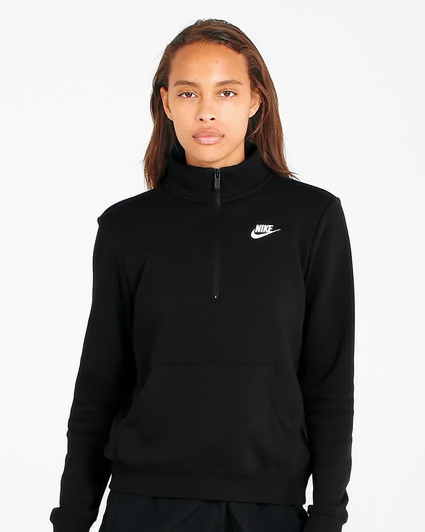 Mucho bien bueno templado Aprendiz Nike Sportswear Club Fleece Sudadera de chándal con media cremallera - Mujer.  Nike ES