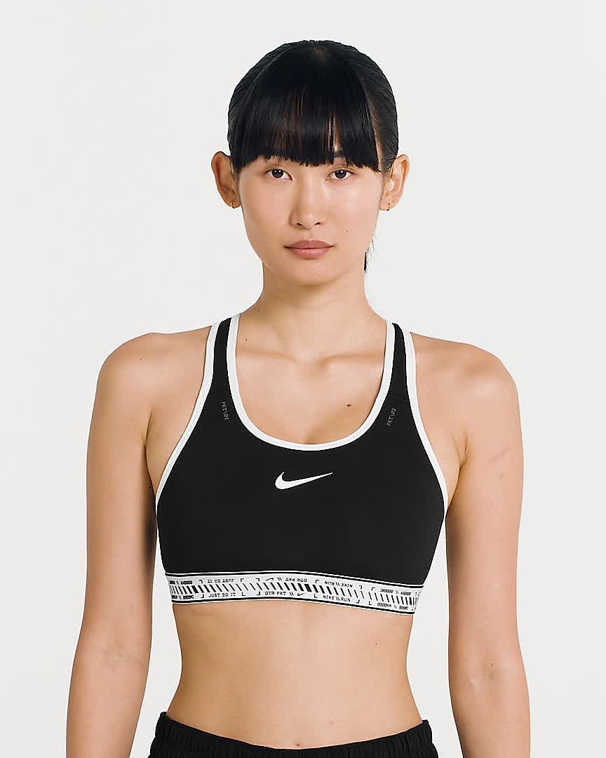 Nike Women's Dri-Fit Light Support Sports Bra Red Pink U7380 684 (l) at   Women's Clothing store