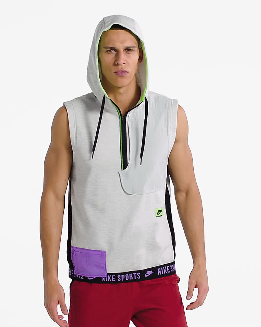 nike therma sleeveless hoodie