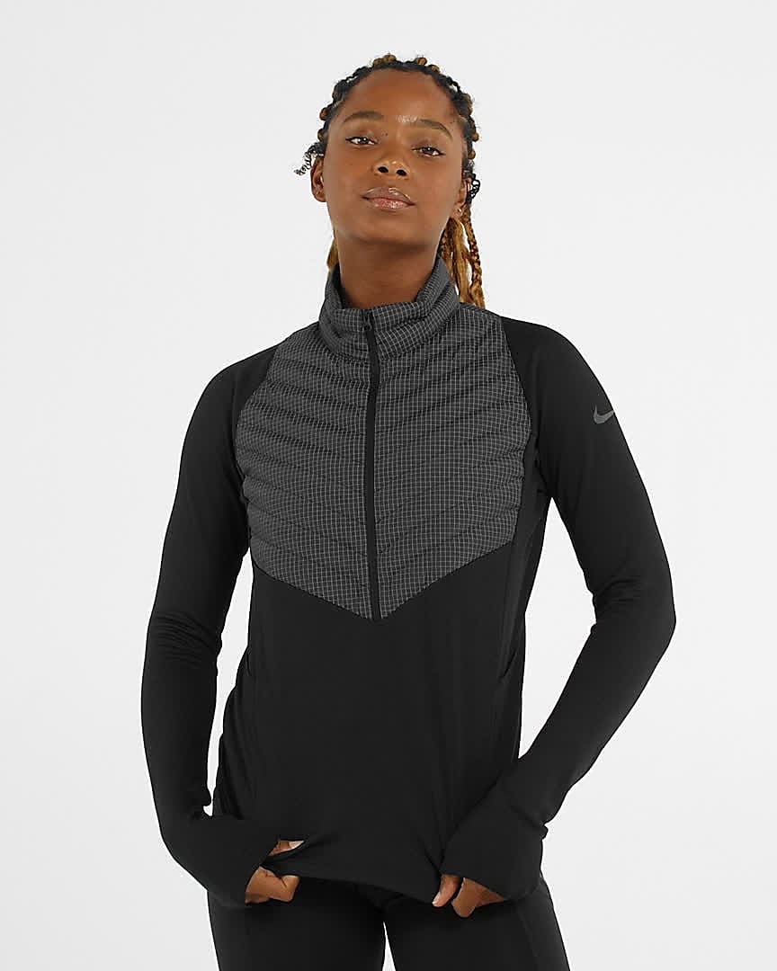 Nike Therma-FIT Run Division Hybrid hardloopjack voor dames. Nike NL