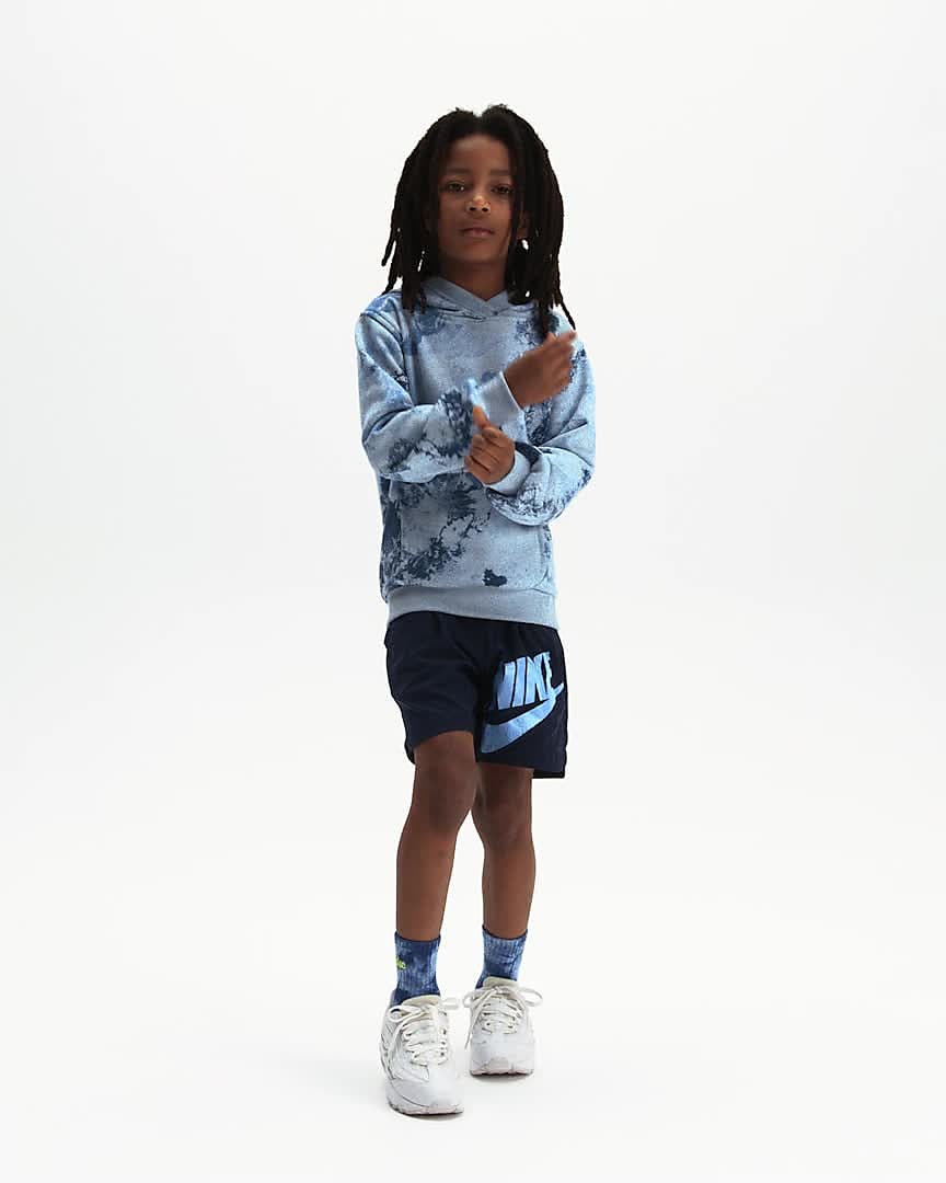 Club Nike Fleece Pullover Sportswear Big Hoodie. Kids\'