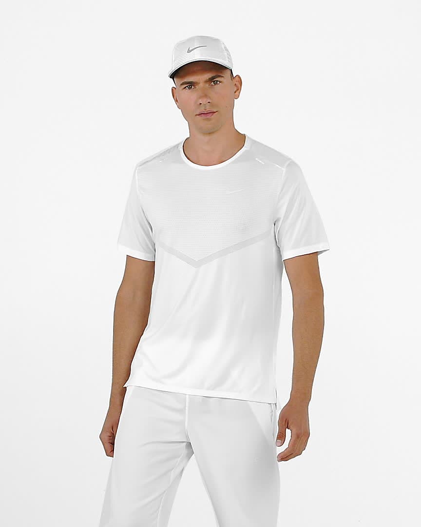 Maglia da running a manica corta Nike Dri-FIT Rise 365 - Uomo. Nike IT