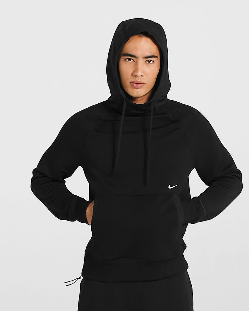 激安の NIKE THERMA-FIT ブラック フリース パーカー ecousarecycling.com