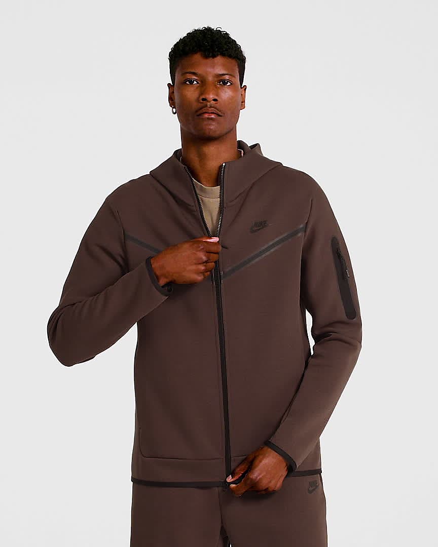 Naar Wantrouwen long Nike Sportswear Tech Fleece Men's Full-Zip Hoodie. Nike AT