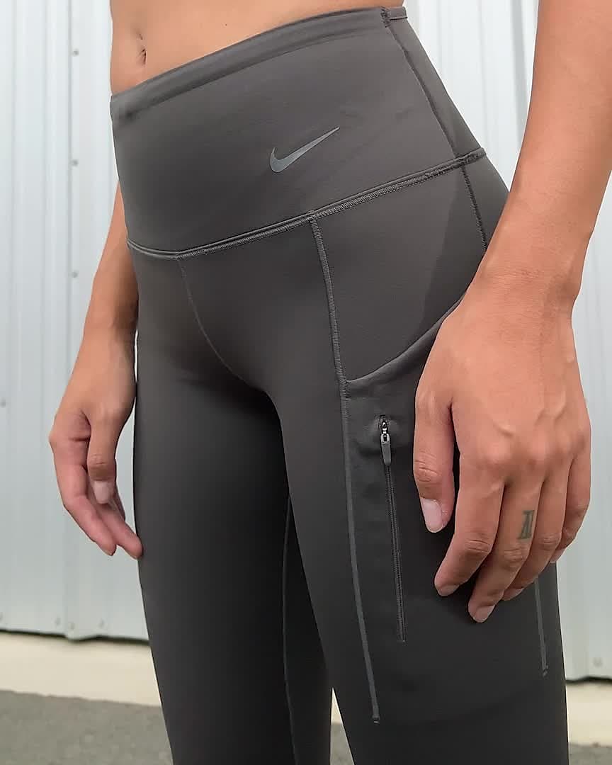 Nike Go Leggings de longitud completa, talle alto y sujeción firme