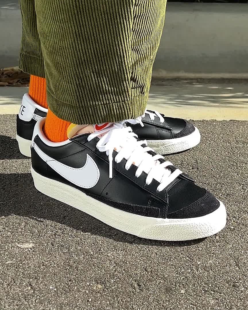 blue white nike blazers