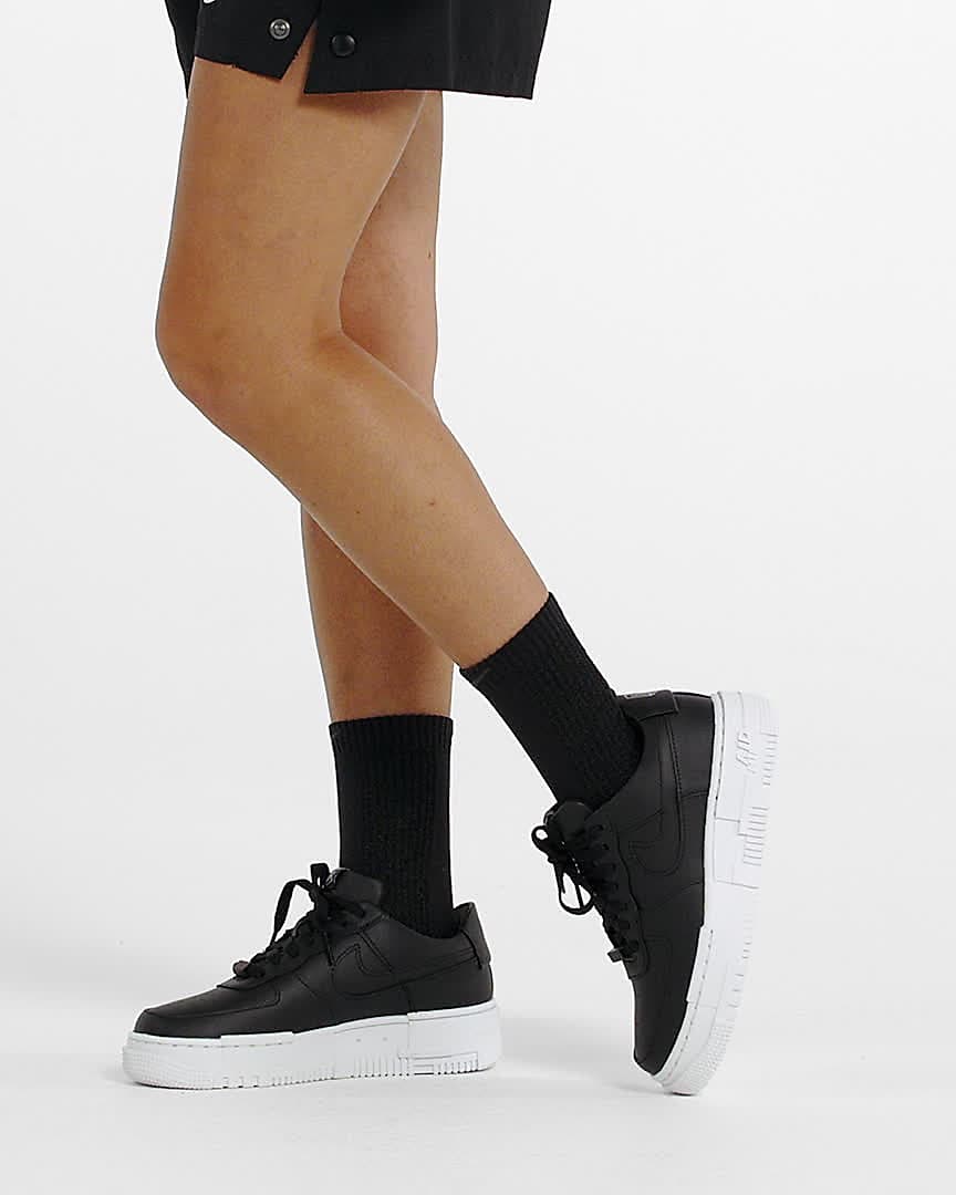 nike air force 1 mid womens black