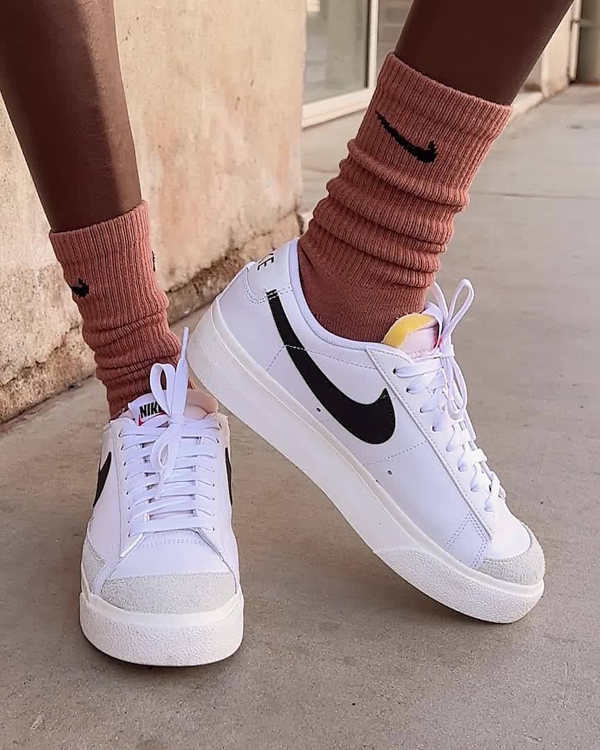 Nike blazer low shop vintage femme brun