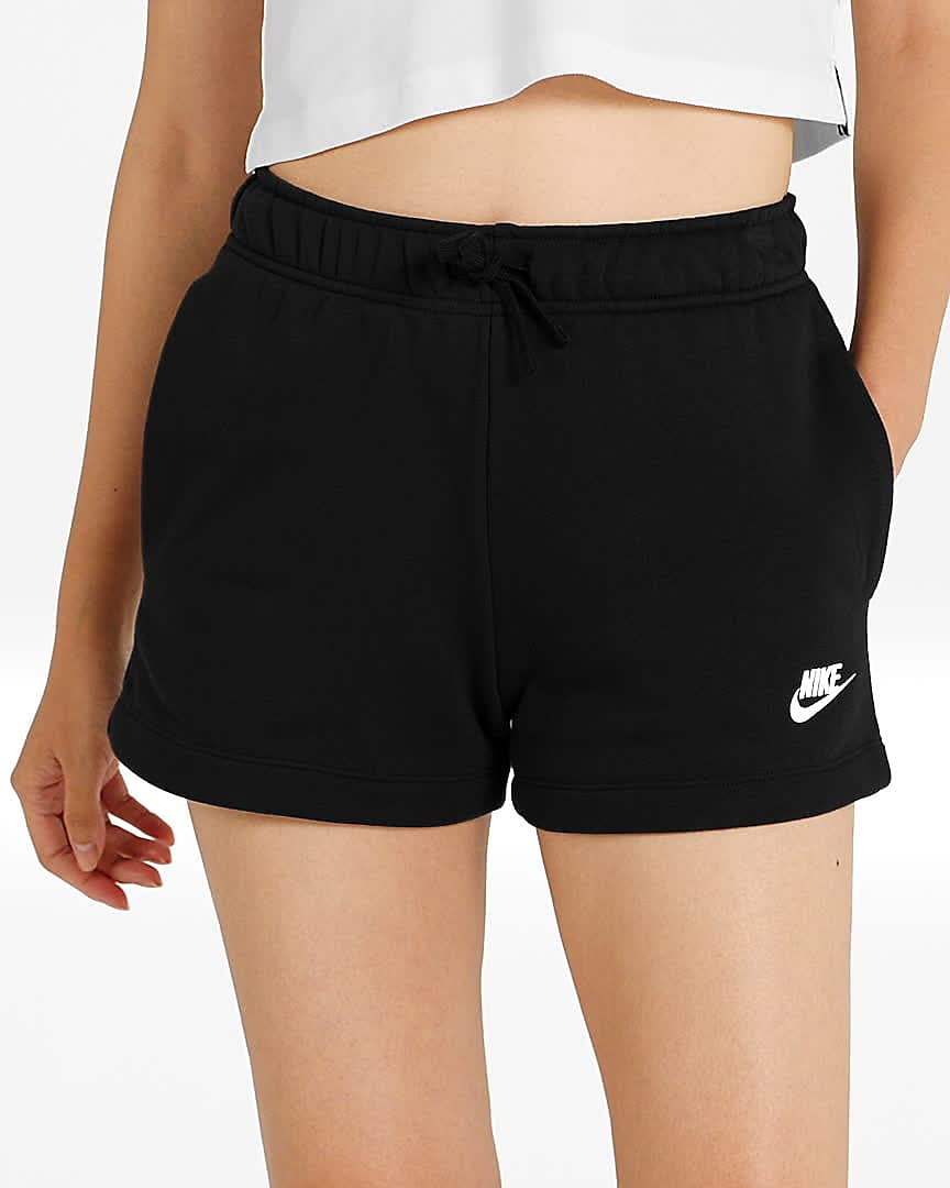 Nike Fleece shorts  Nike shorts women, Cotton shorts women, Nike