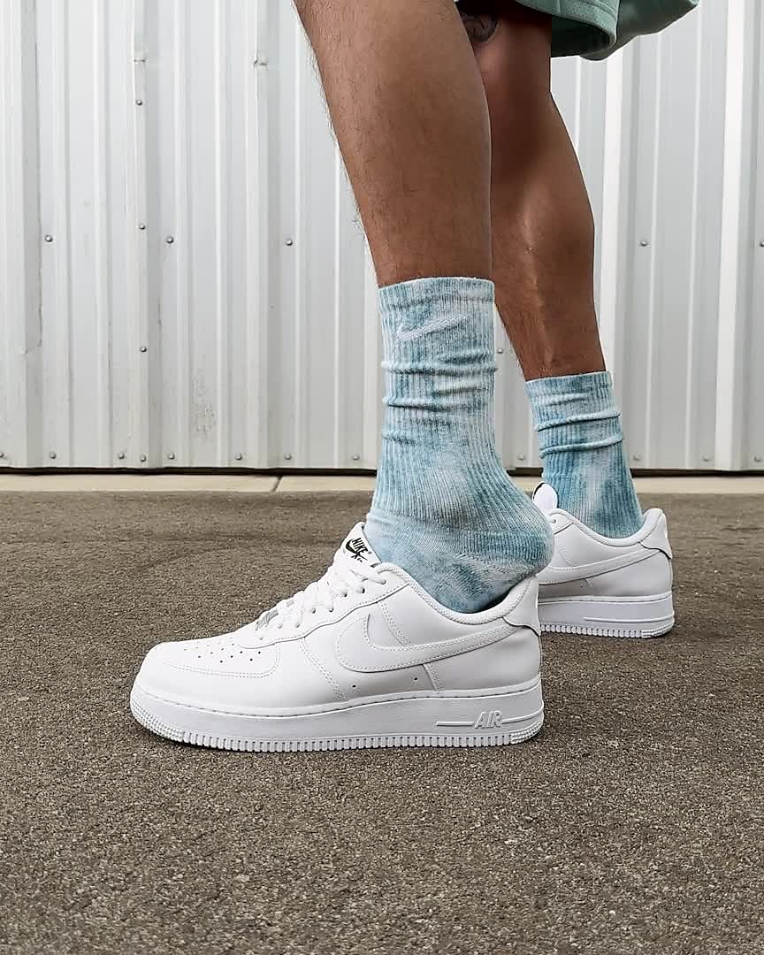 Nike air force 1 '07 3 erkek beyaz spor ayakkabı sale