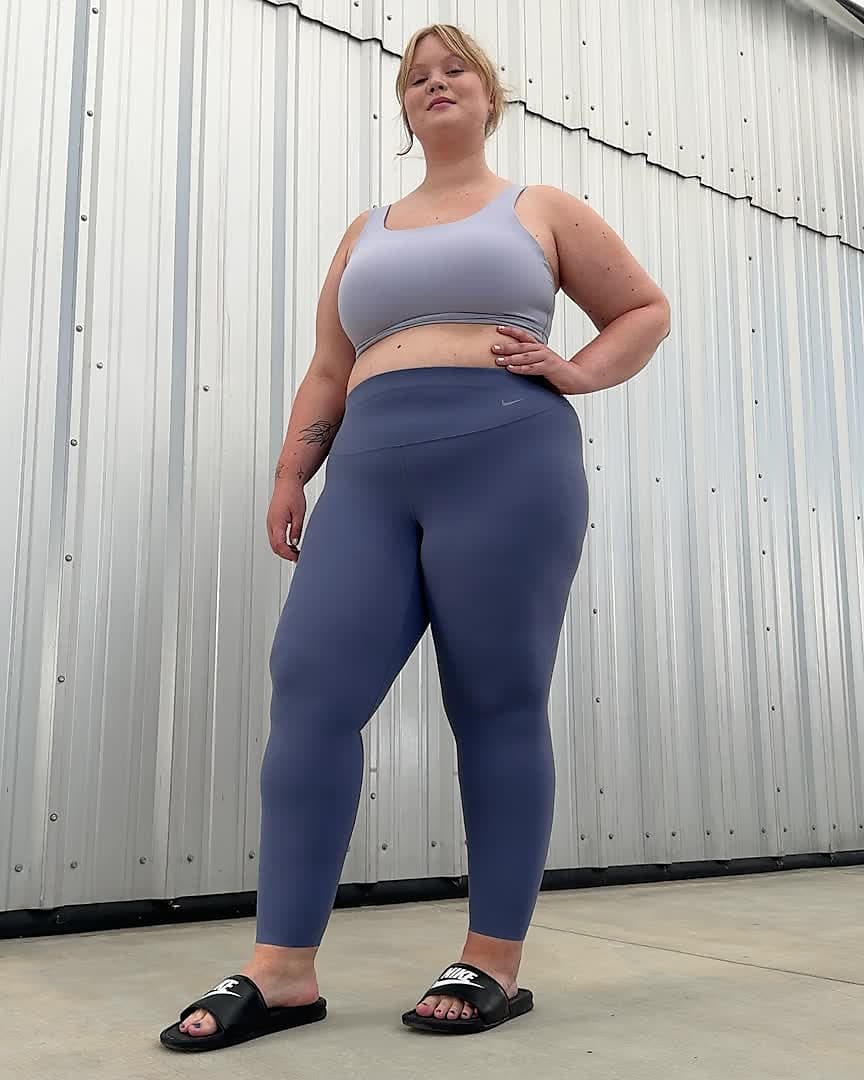 Nike Zenvy Gentle-Support High-Waisted 7/8 Leggings Plus Size 'Diffused  Taupe/Black' - DV4911-272
