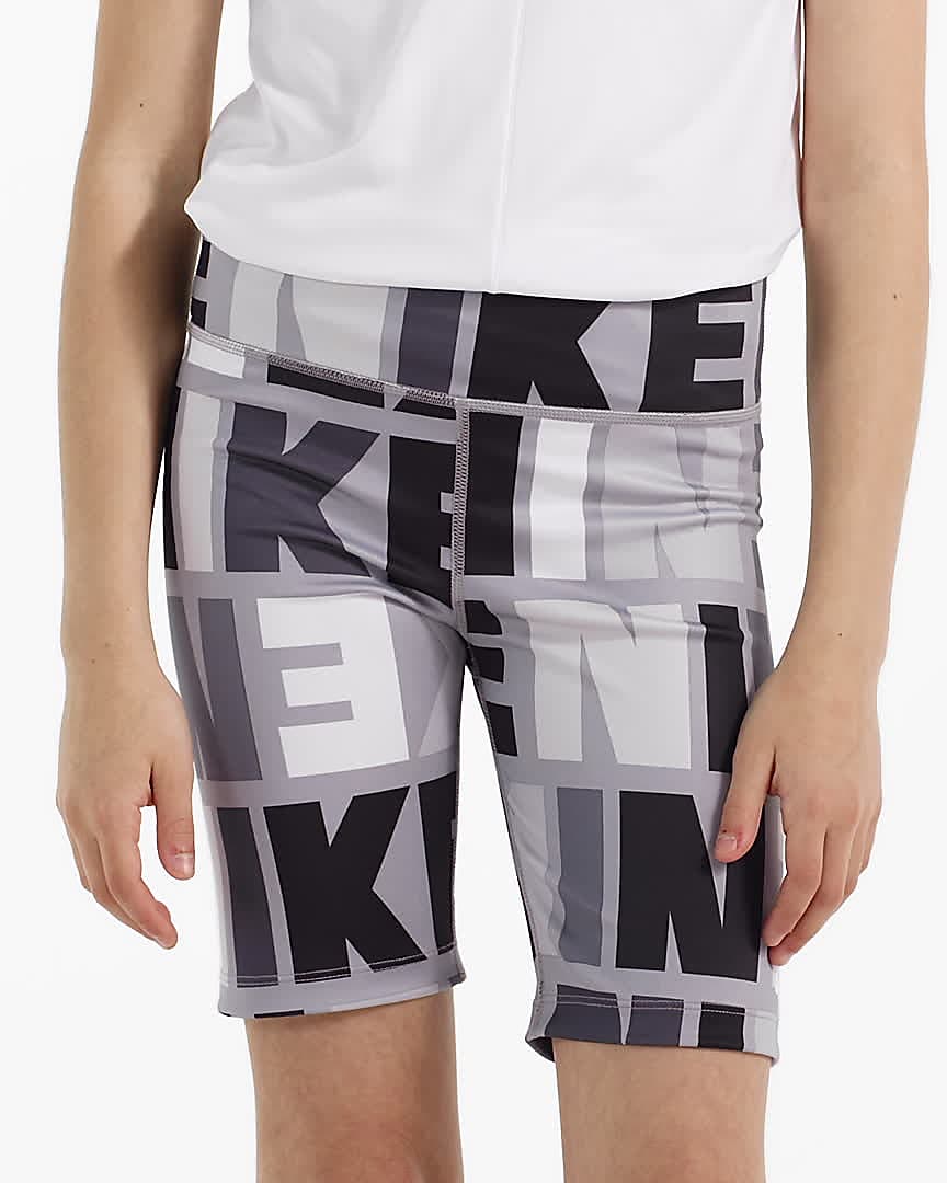 Nike Biker One Kids\' Big Shorts. Dri-FIT (Girls\')