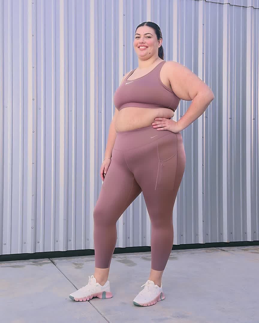Nike Go Women's Firm-Support High-Waisted Full-Length Leggings with Pockets  (Plus Size). Nike CA