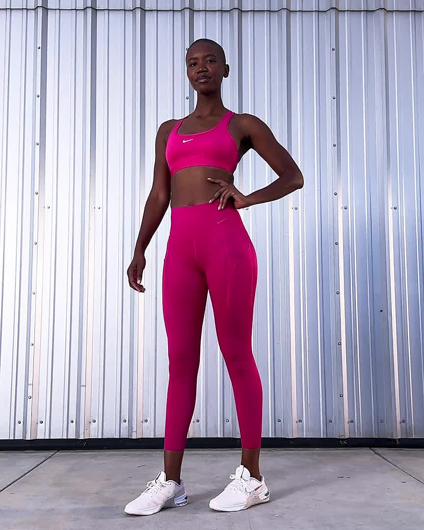 Balance Collection Bright Pink Active Yoga Crop Leggings - Size