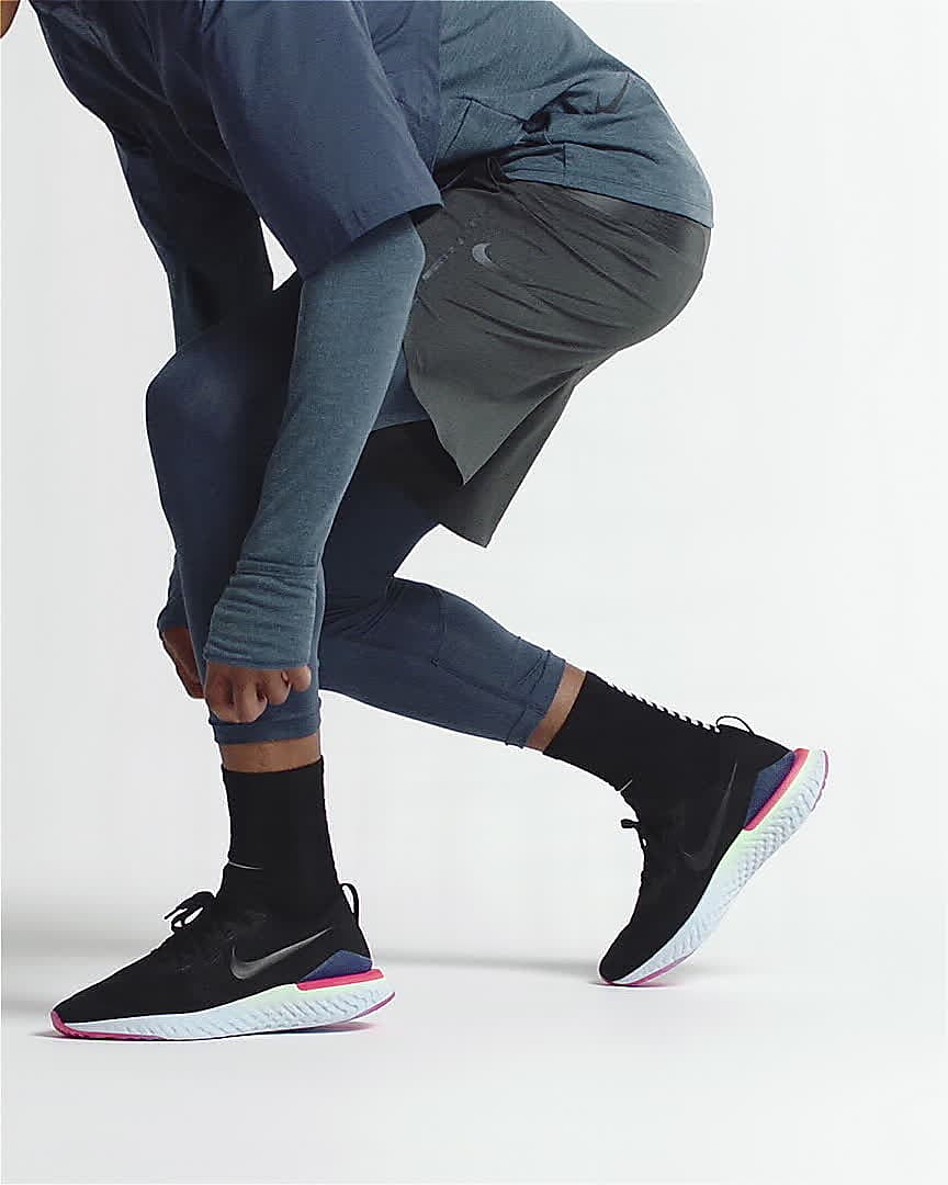nike epic react flyknit with jeans