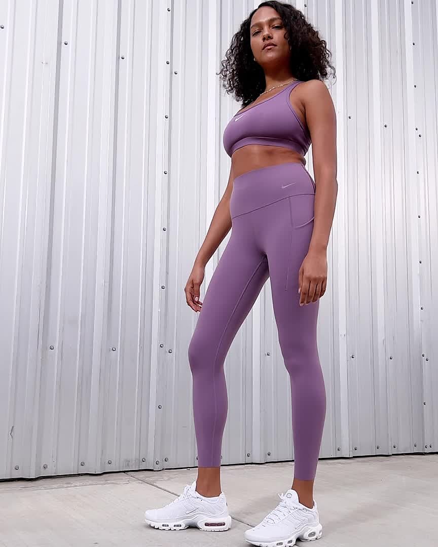 Nike Universa Women's Medium-Support High-Waisted Full-Length Leggings with  Pockets. Nike RO