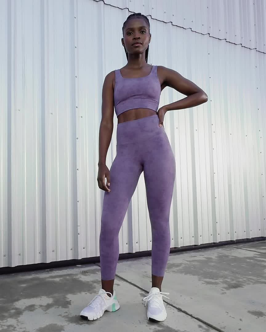 Nike Zenvy Tie-Dye Women's Gentle-Support High-Waisted 7/8 Leggings (Plus  Size)