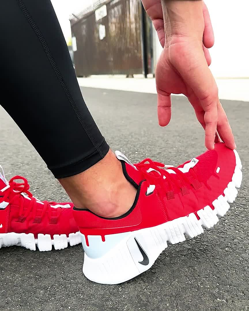 Nike free 5.0 heren rood best sale