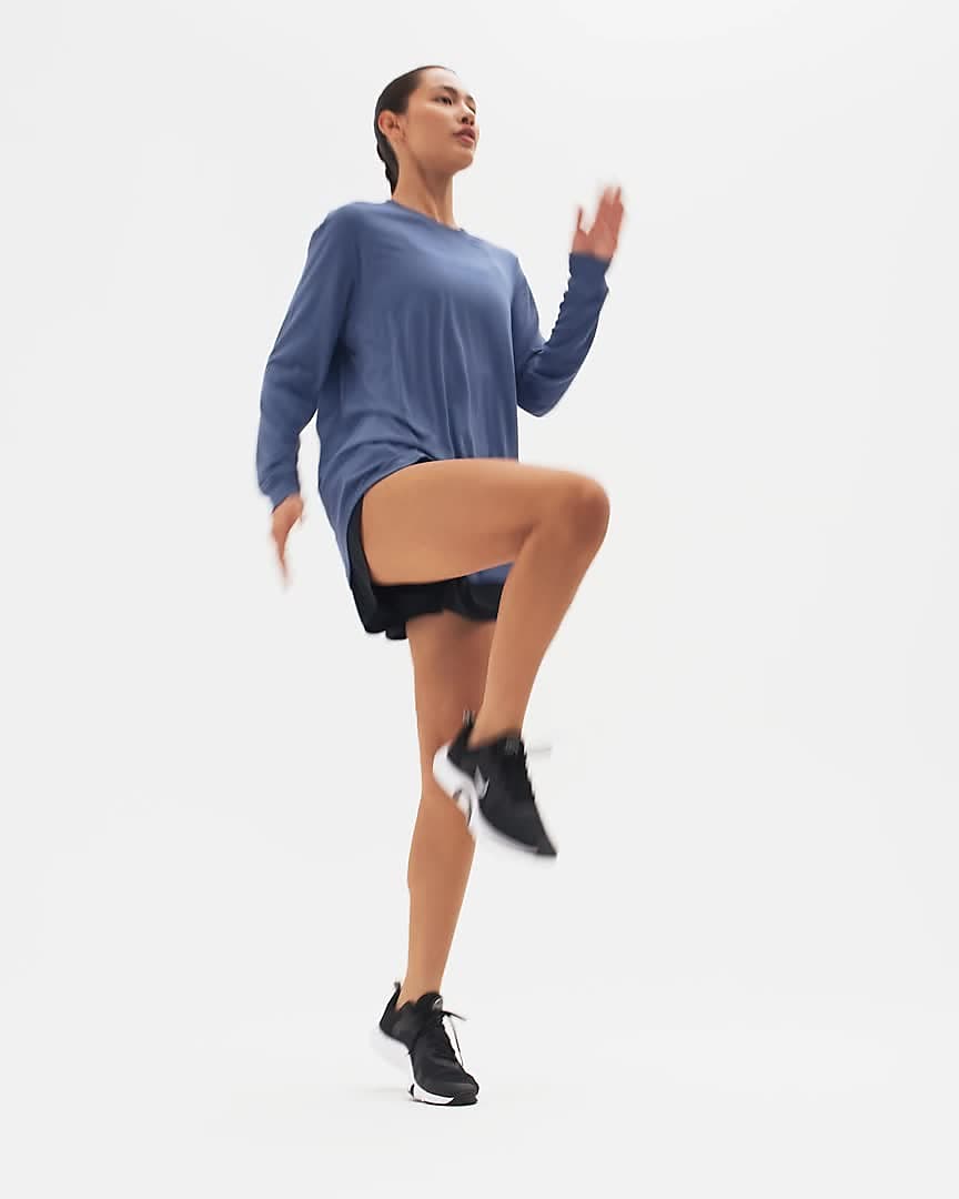 Nike One Relaxed Women's Dri-FIT Long-Sleeve Top. Nike ID