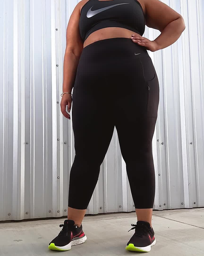 Nike Go Women's Firm-Support High-Waisted 7/8 Leggings with Pockets (Plus  Size). Nike ZA