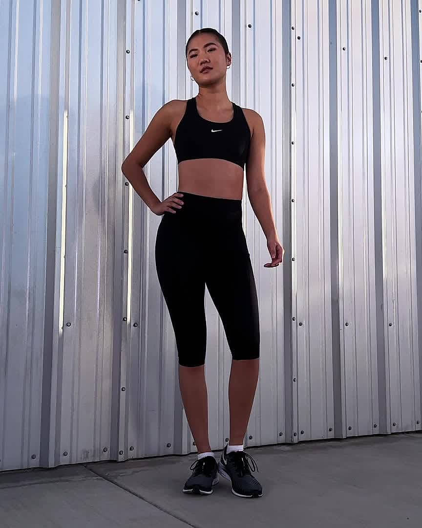 Nike Women's Dri-FIT Go Firm-Support HW Capri Leggings w/ Pockets