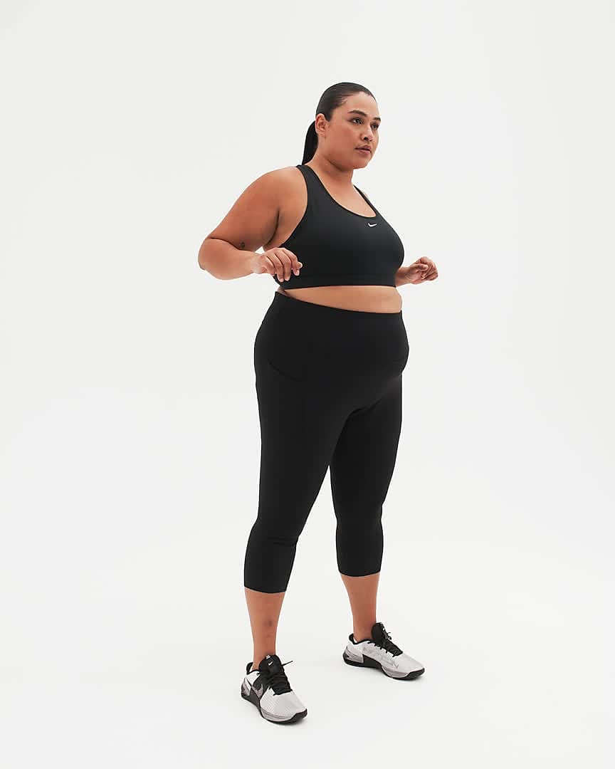 Nike Swoosh Light Support Women's Non-Padded Sports Bra (Plus Size). Nike .com