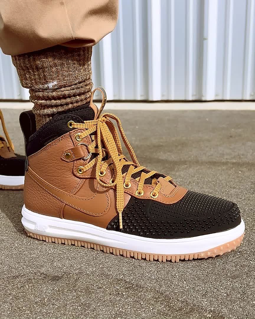 Nike Air Force 1 Boots in Brown for Men