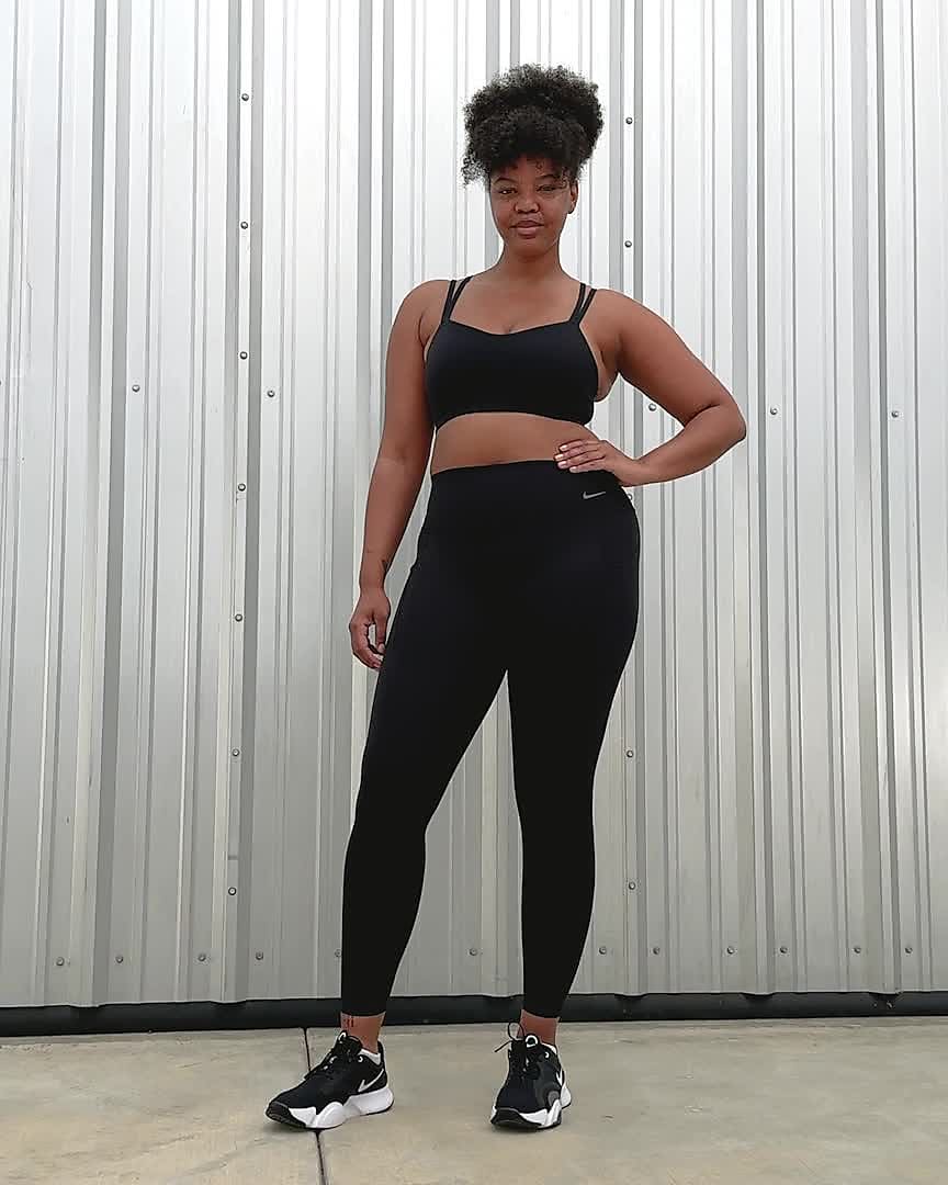 Nike Universa Women's Medium-Support Mid-Rise Full-Length Leggings with  Pockets. Nike PT