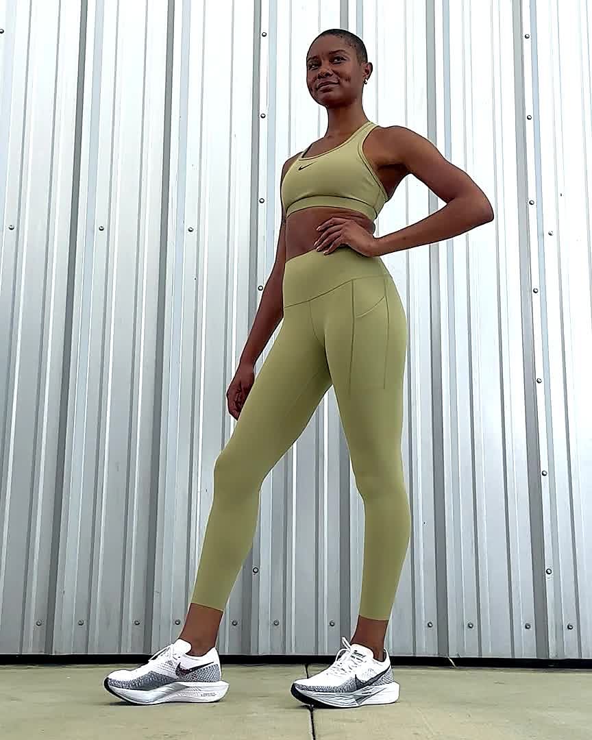 Gymshark Olive Green Flex Leggings, Women's Fashion, Activewear on