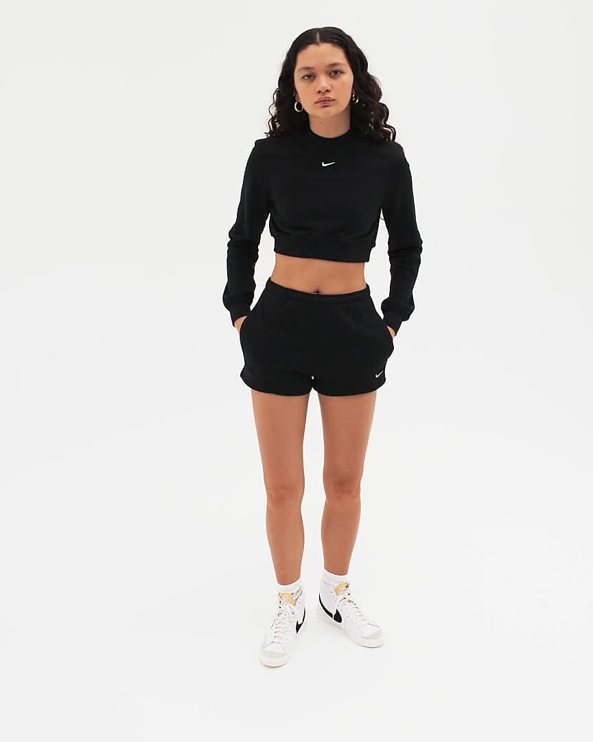 Nike Sportswear Chill Terry Women's Crew-Neck Cropped French Terry