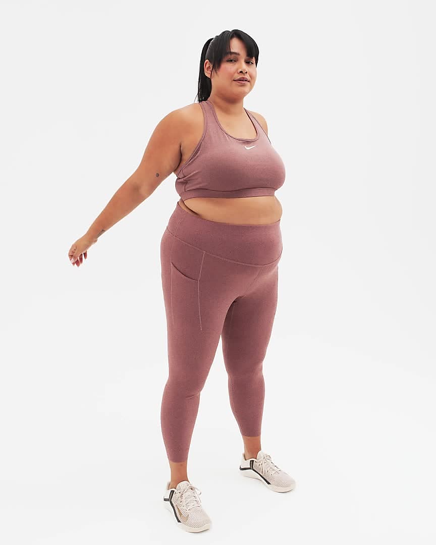 Nike Womens' Swoosh Medium Support Padded Sports Bra Plus Size 1X  DX6823-618
