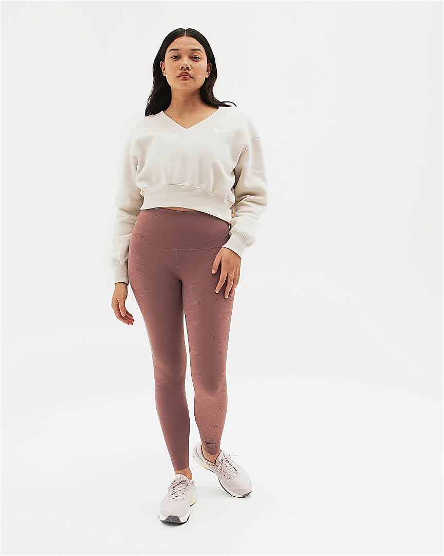 Nike v top neck top