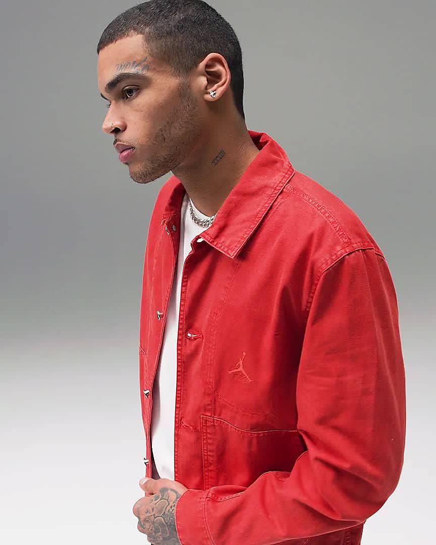 Jordan button up jacket online
