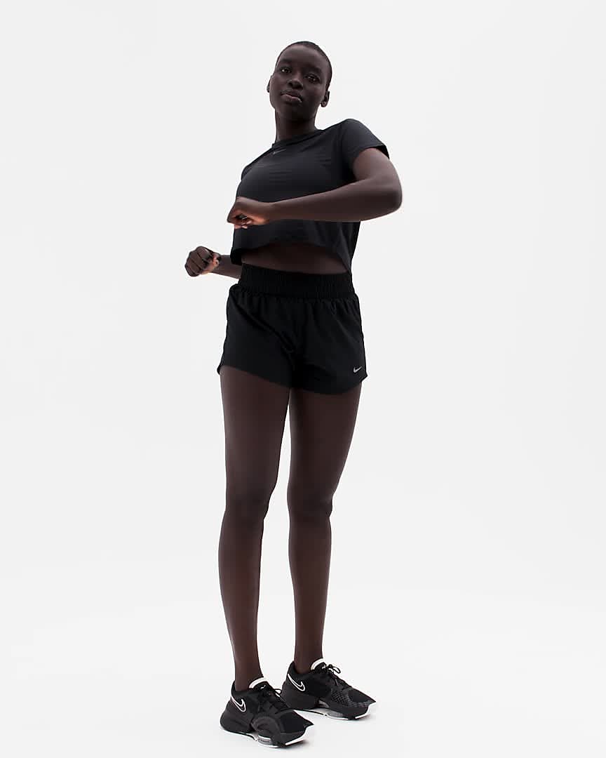 Women's Nike One Luxe Dri-FIT short sleeve standard fit top - KS Teamwear