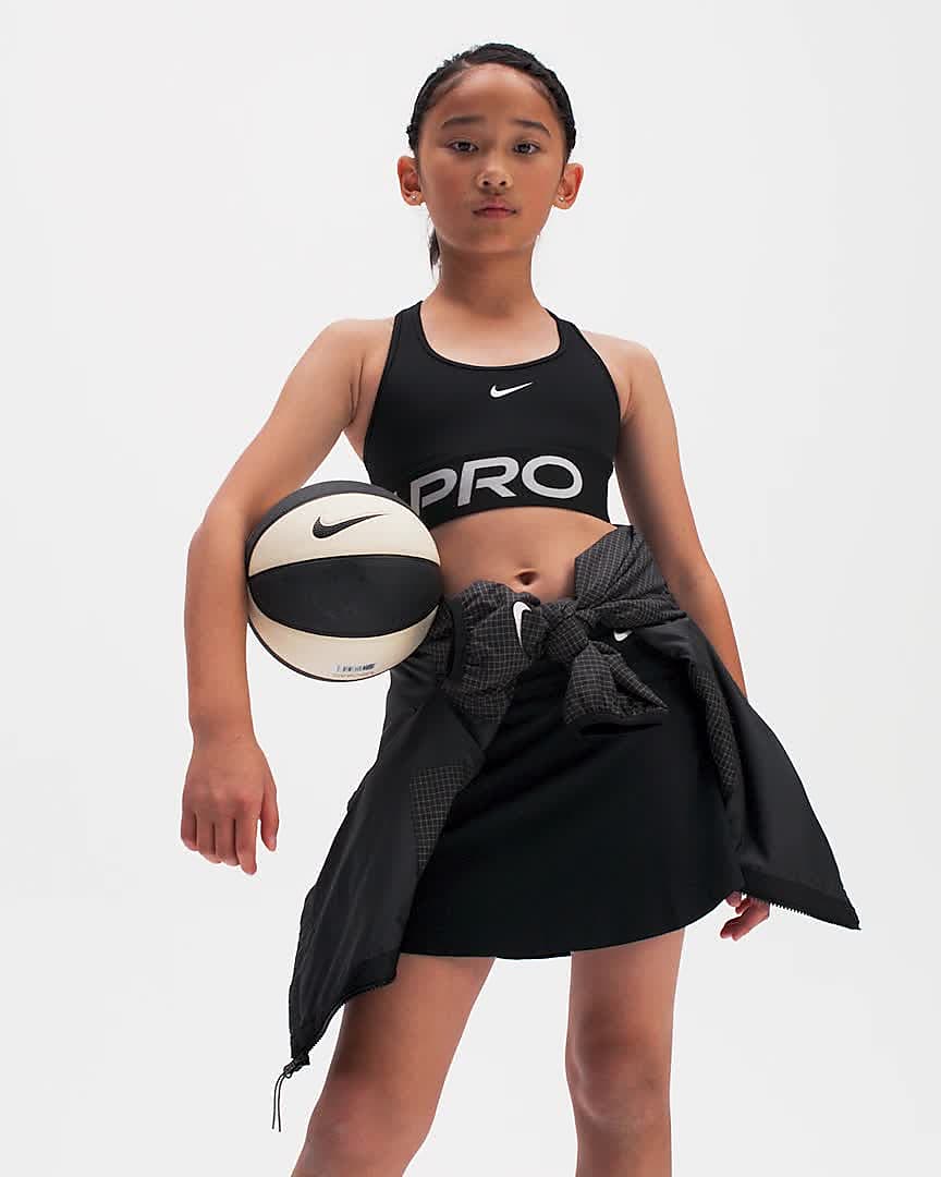 Nike Pro Swoosh Girls' Dri-FIT Sports Bra. Nike ID
