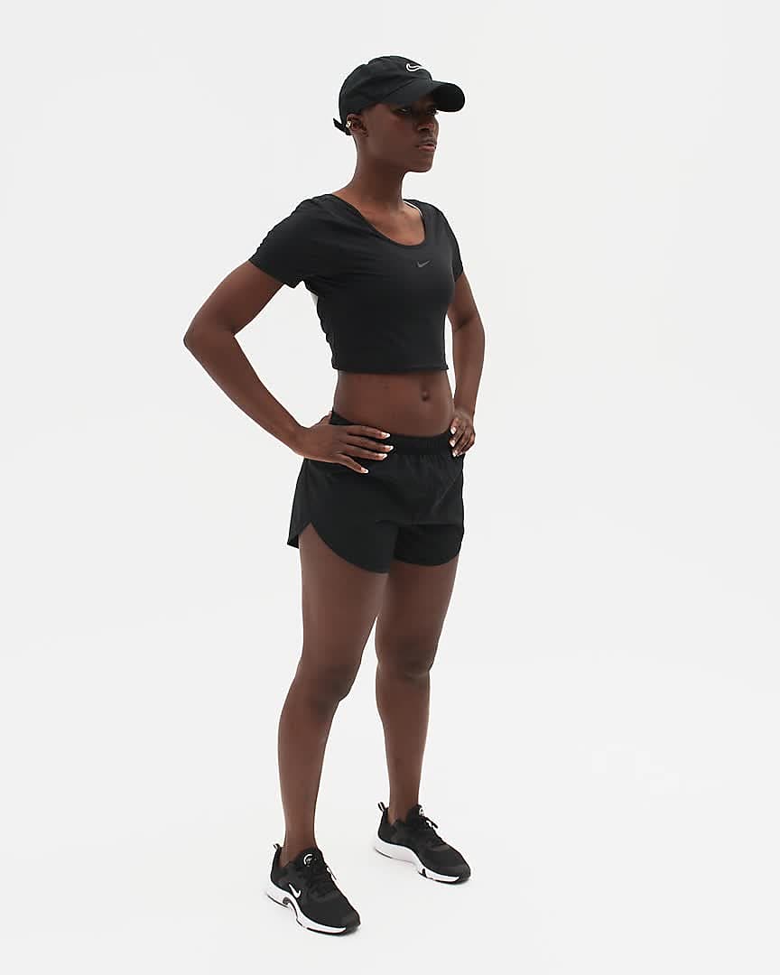 NWT Nike Women's Dri-FIT One Luxe Twist Short-Sleeve Shirt