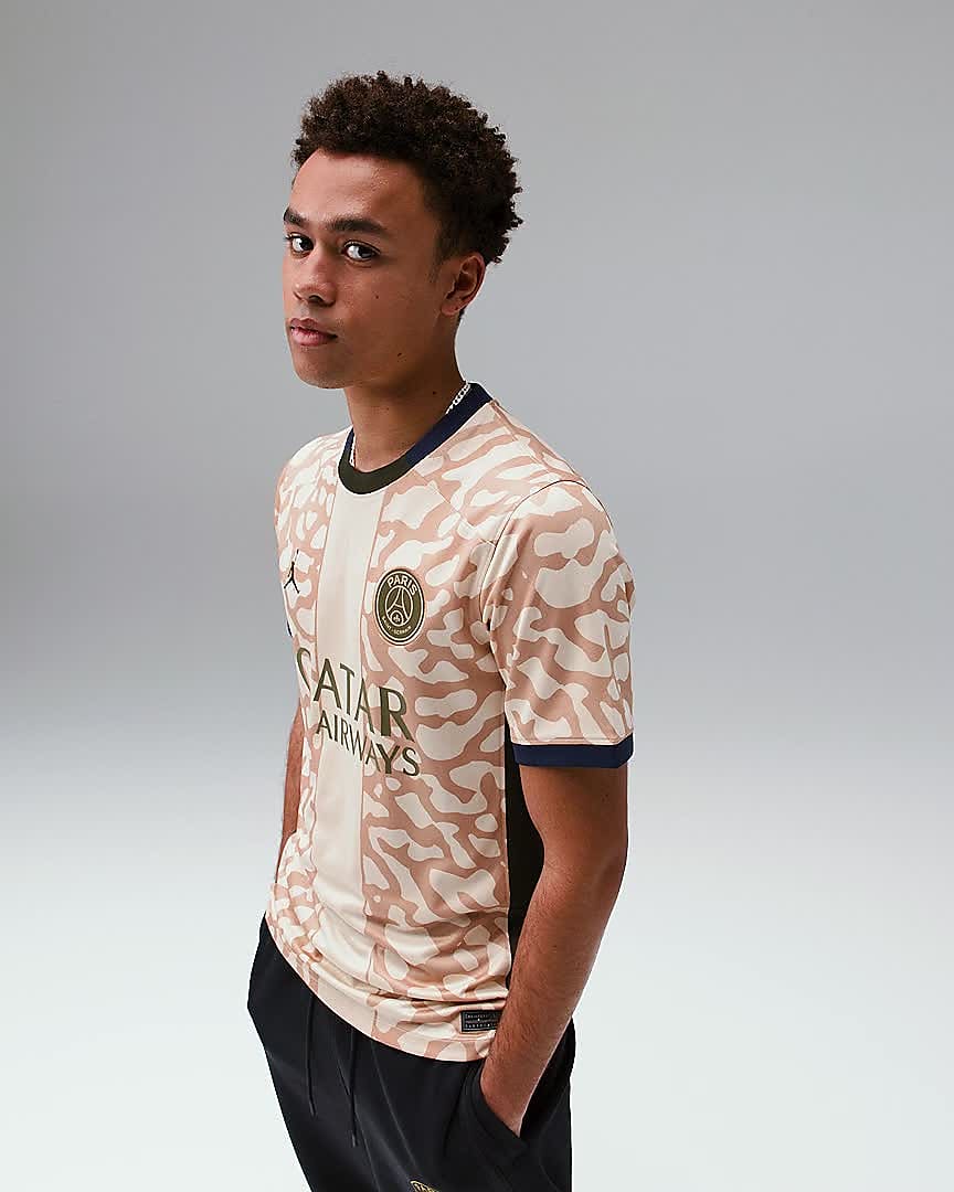 Maglia da calcio Replica Jordan Dri FIT Paris Saint Germain 2023 2024 Stadium da uomo Quarta