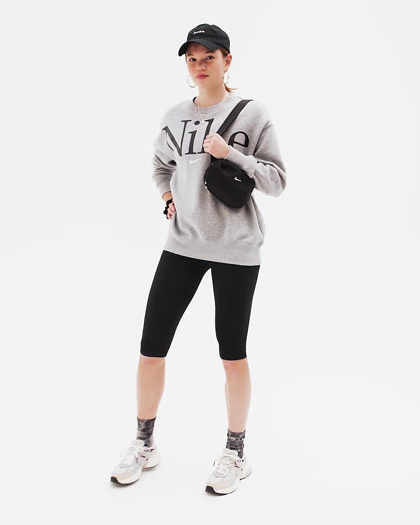 Nike Black Capri Leggings With Drawstring Women's Size Small