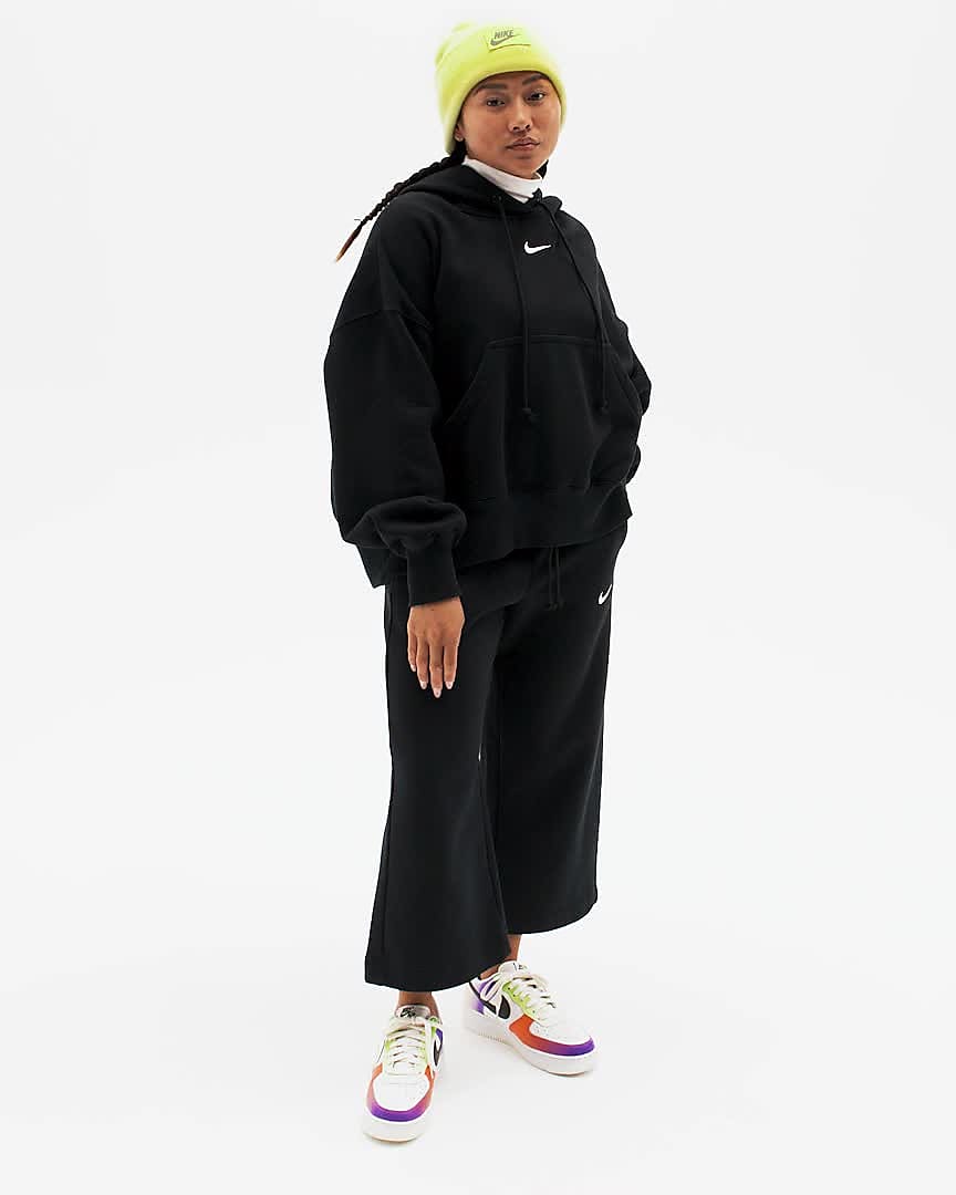 Nike Sportswear Phoenix Fleece Women's High-Waisted Cropped Tracksuit  Bottoms