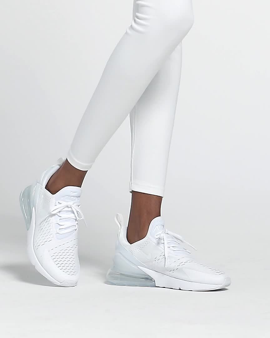 nike women's air max 270 shoes white