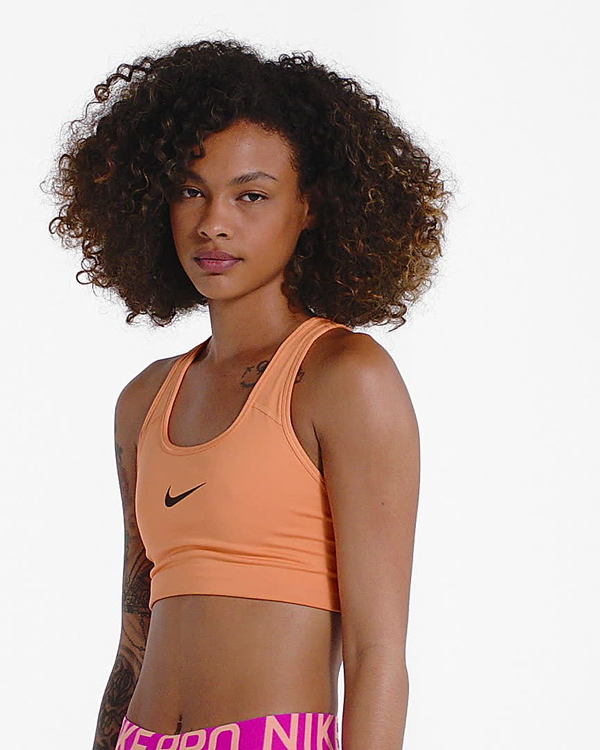 tan nike sports bra