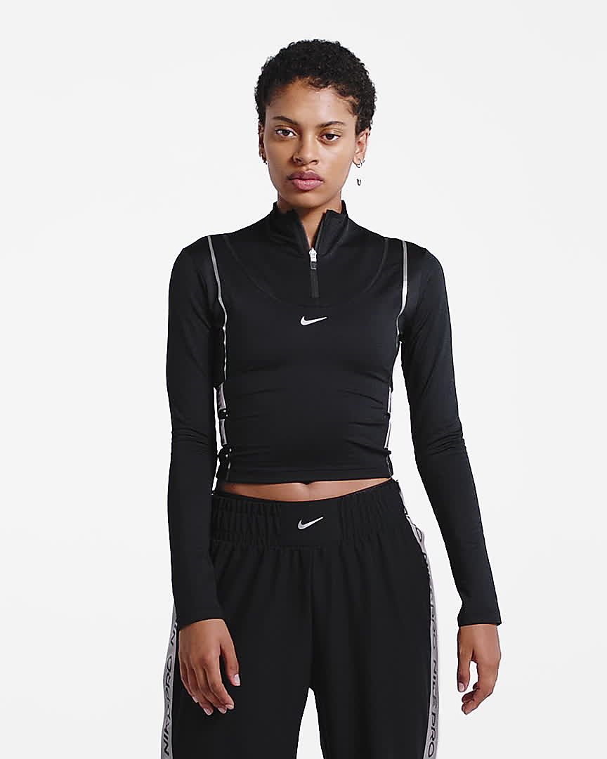 nike pro warm top