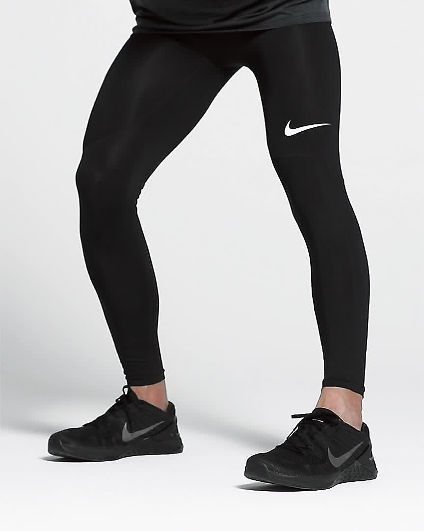 nike mens tights with pockets